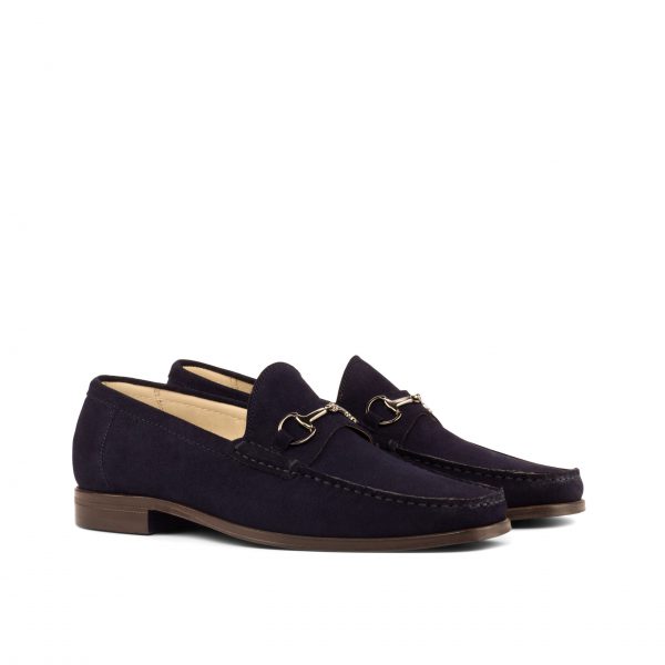 BLUE MEN’S SUEDE LOAFER